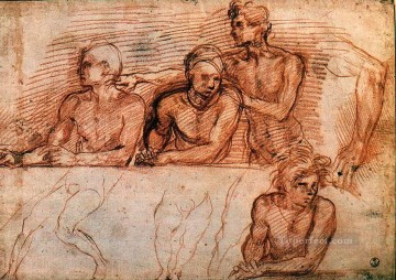 Last Supper study renaissance mannerism Andrea del Sarto Oil Paintings